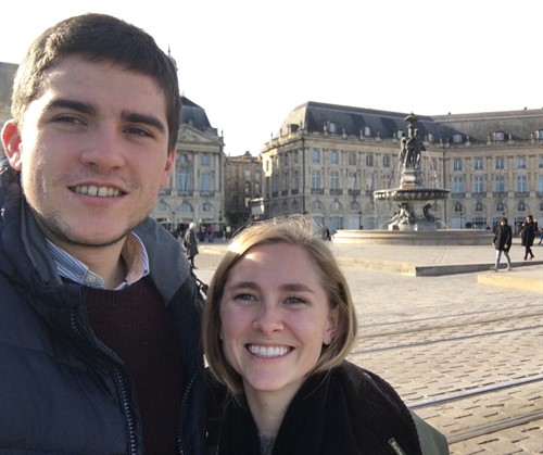 Grace and Guillaume in Bordeaux