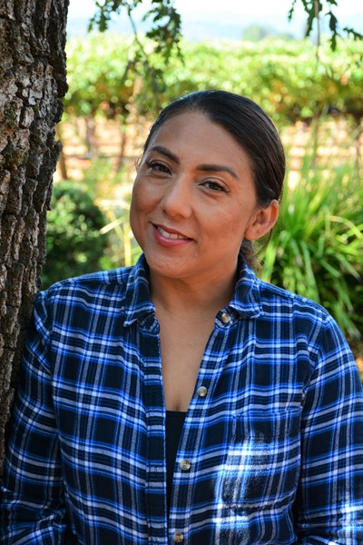 Laura at Hafner Vineyard