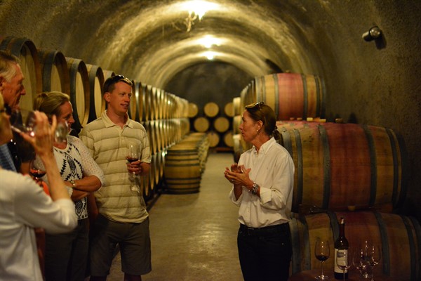 Barrel Tasting in Caves