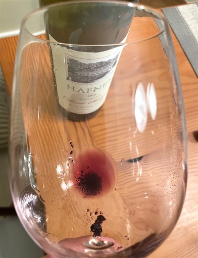 Sediment in Red Wine