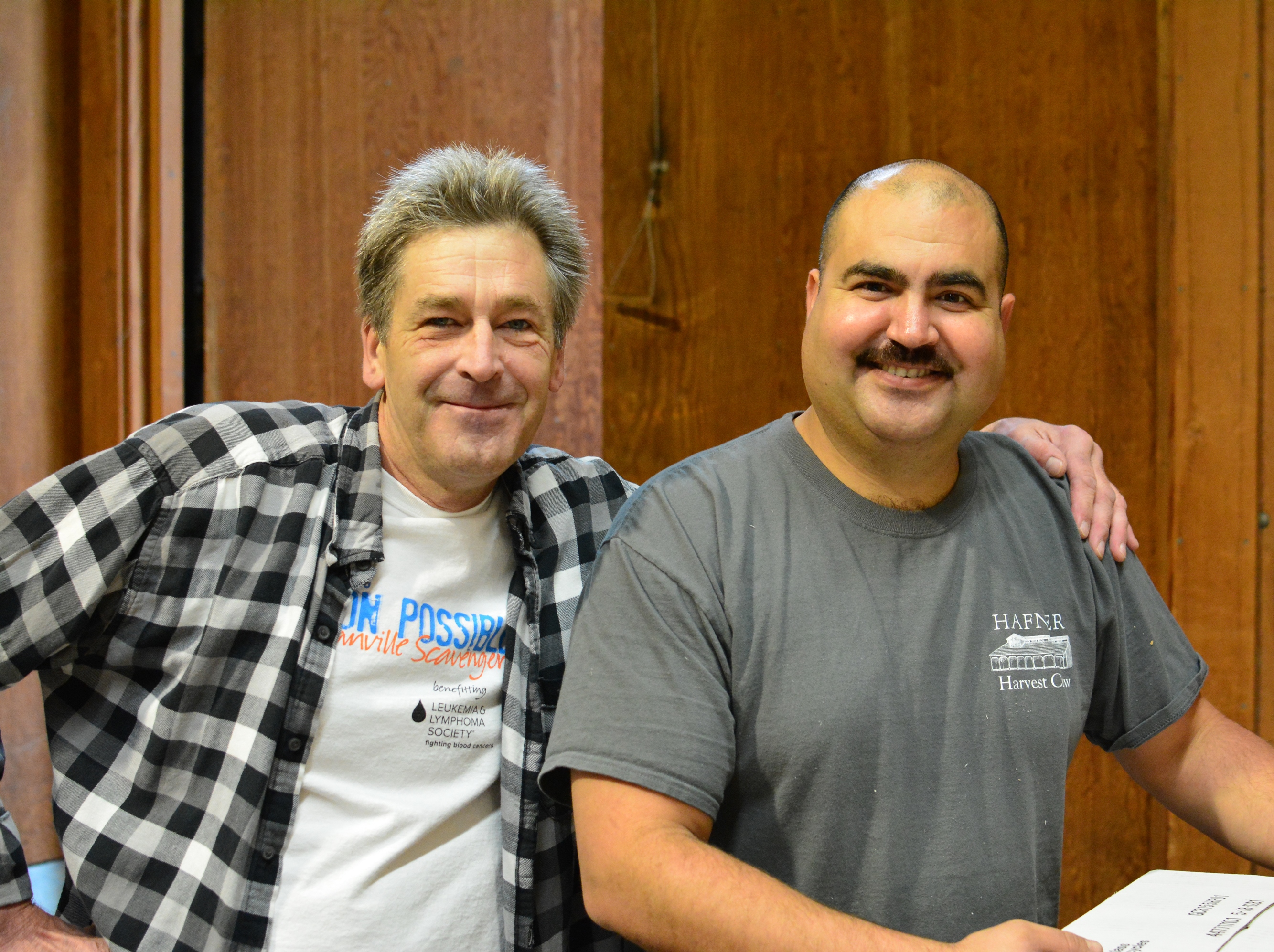 Steve and Ricardo are shipping wine to lucky recipients across the country.