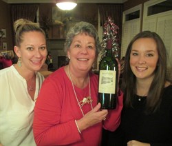 Patrons enjoy a Hafner magnum of Cabernet