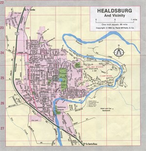 Healdsburg Map