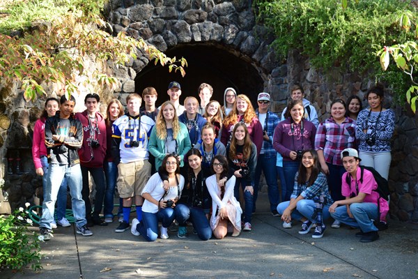 Cloverdale High Photography Class visits Hafner