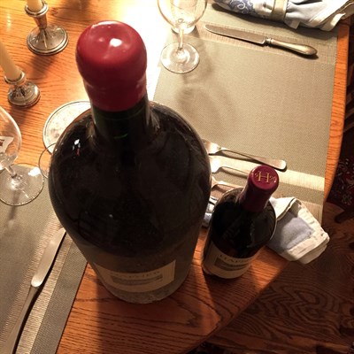 Hafner Cabernet from Alexander Valley - Jeroboam vs. 750