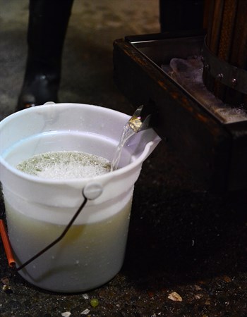 Chardonnay juice at Hafner Vineyard