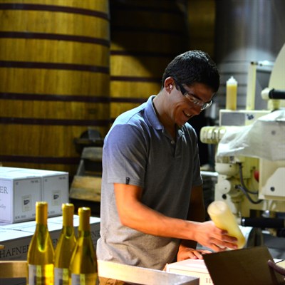 Bottling at Hafner Vineyard