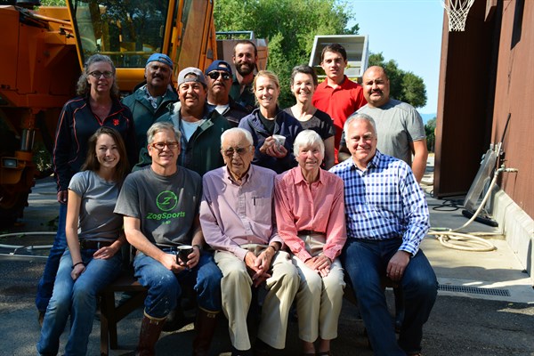 Hafner Vineyard Team at Harvest