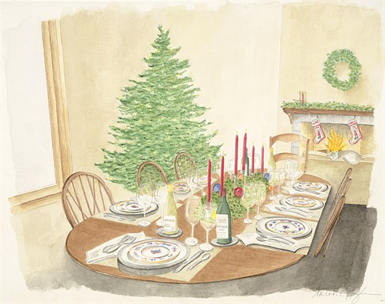 Holiday Table by Sarah Hafner