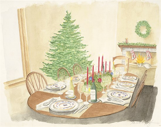 Holiday Table by Sarah Hafner
