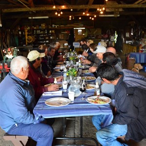 Lunchtime at Hafner Vineyard