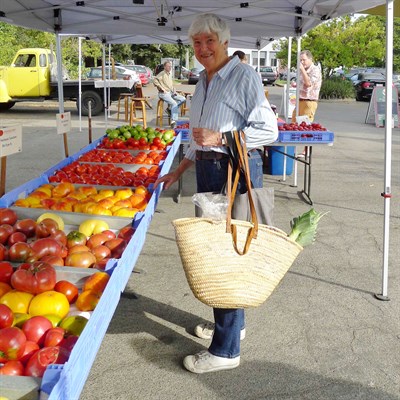 Mary at Farmers Market