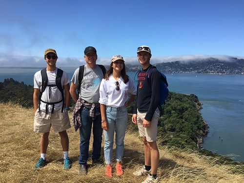 Hiking at Angel Island