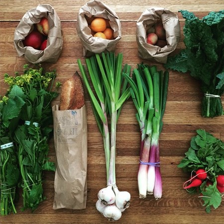 Provisions from Farmers' Market in SF