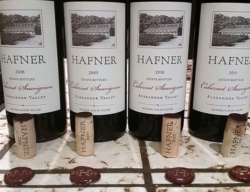 Vertical Tasting of Hafner Cabernet