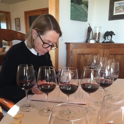 Sarah Hafner Tasting Cabernet