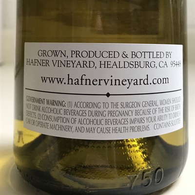 Back Label