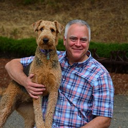 Scott Hafner and Sophie Dog