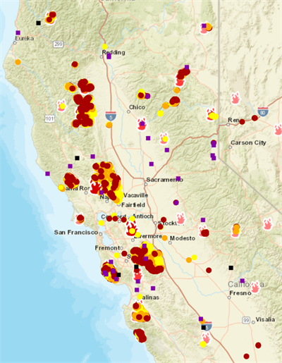 CA Fire Map